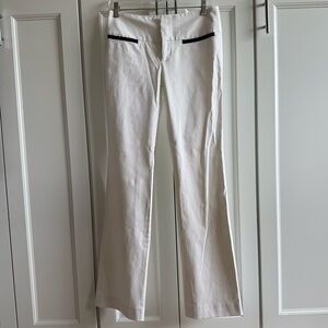 Alice + Olivia White Trousers